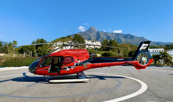 Going to Marbella? Your helicopter awaits you