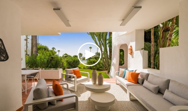 New Video - Exquisite 3 bedroom south-Facing Ground Floor Apartment in Costalita: Refurbished Luxury with Sea Views - New Golden Mile, Estepona